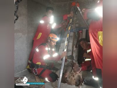سقوط به چاه جان مرد ۶۵ ساله را گرفت