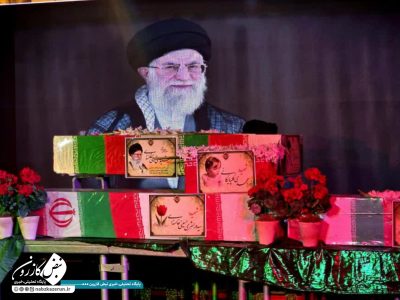 تجدید میثاق کازرونی‌ها با راه امام شهید