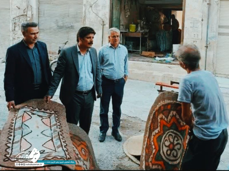 حمایت از نمدمالان کازرون در دستور کار قرار گرفت