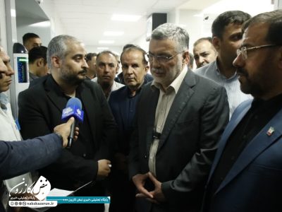 بازدید وزیر بهداشت از بیمارستان ولیعصر کازرون