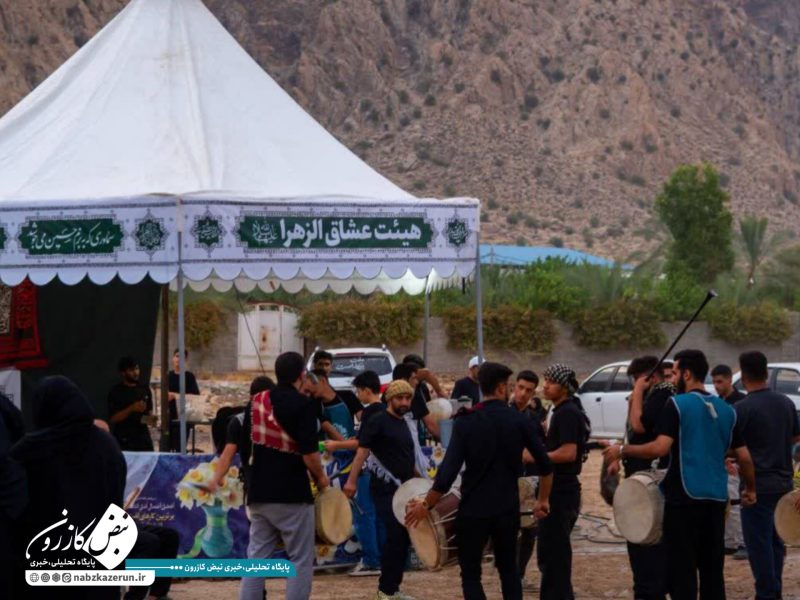 حماسه جاماندگان اربعین در کازرون