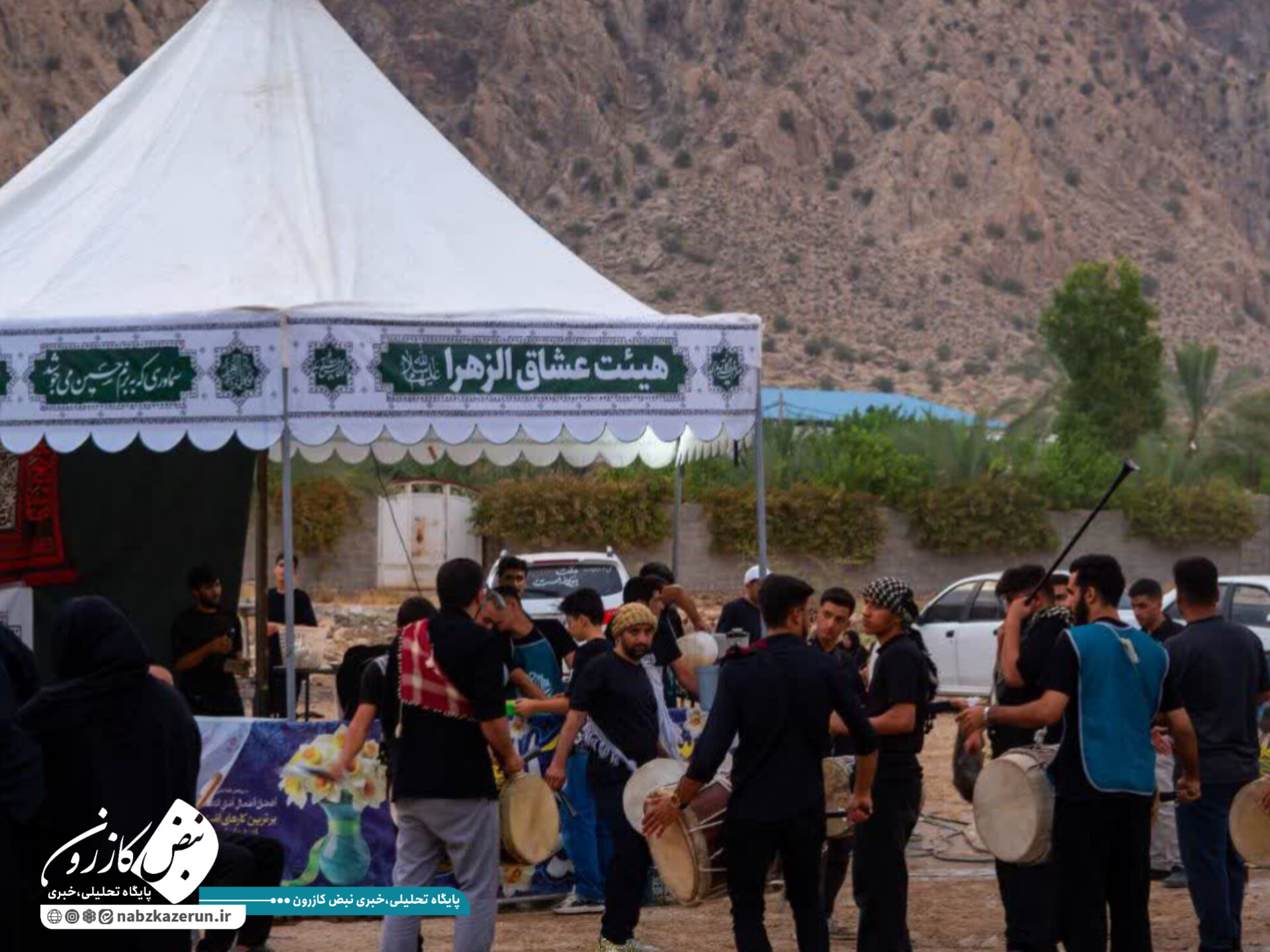 حماسه جاماندگان اربعین در کازرون
